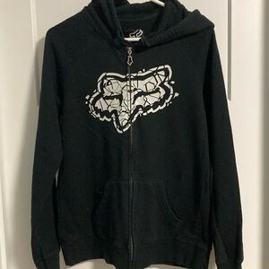 Womens fox rider zip hoodie size XL